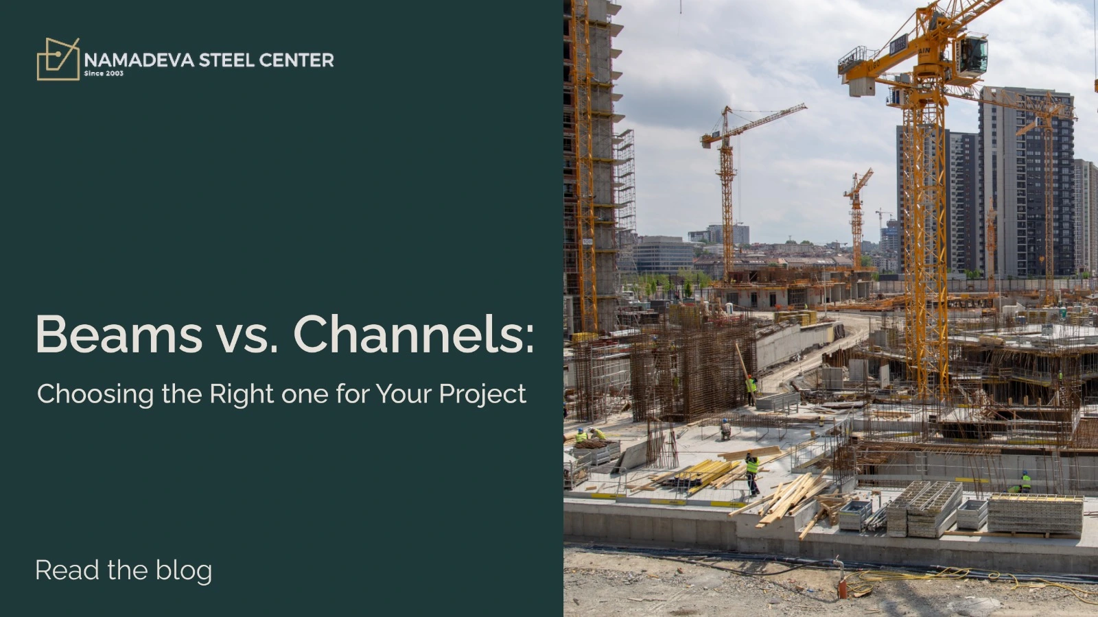 Beams vs Channels Steel Components