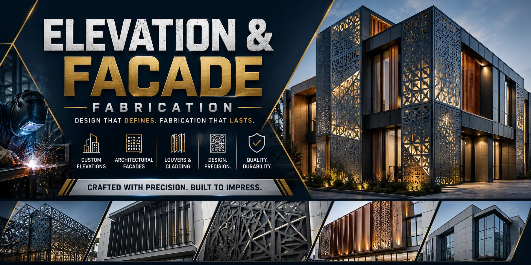 Elevation & Facade Fabrication in Bangalore