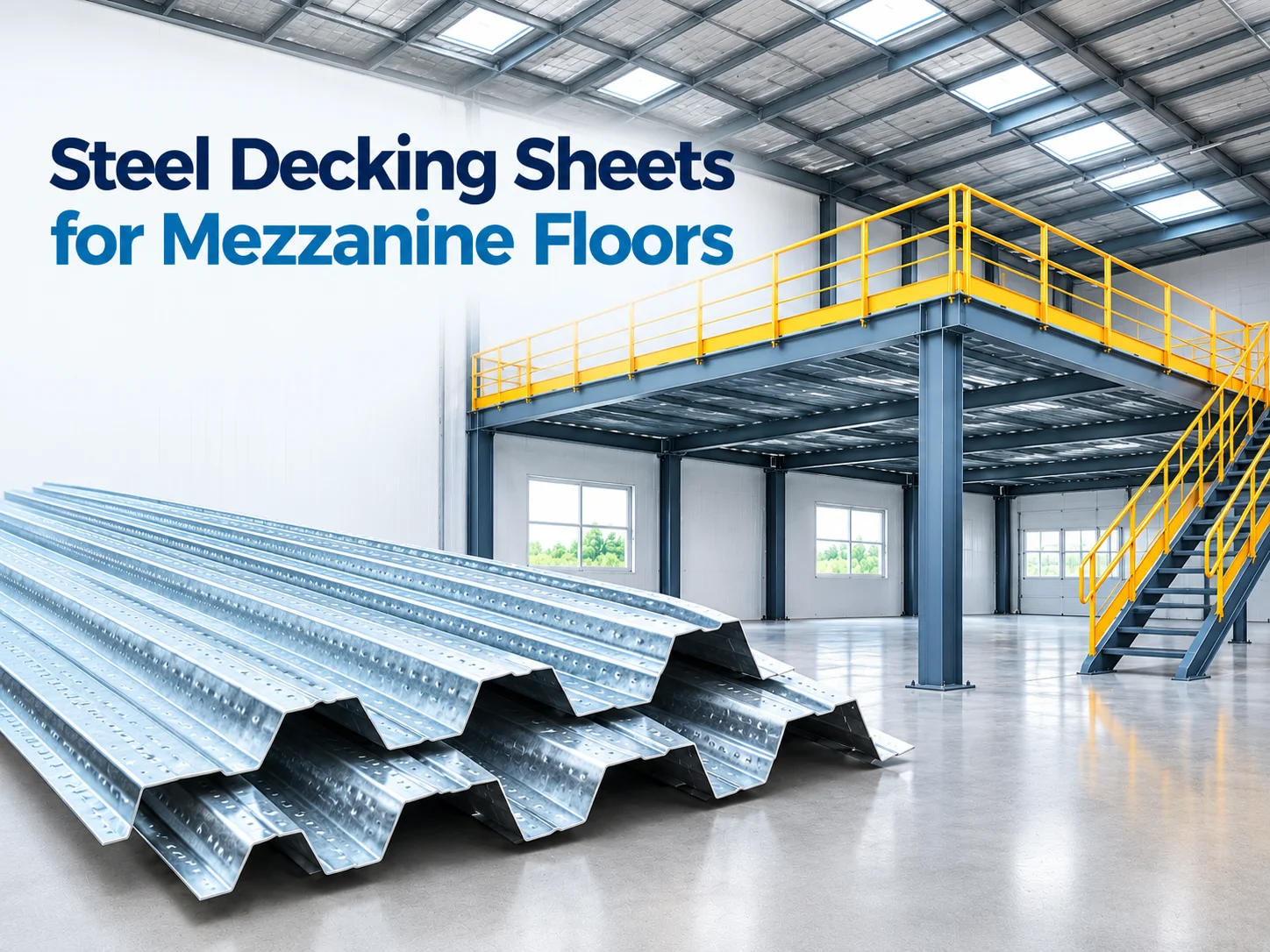 steel decking sheets for mezzanine floors